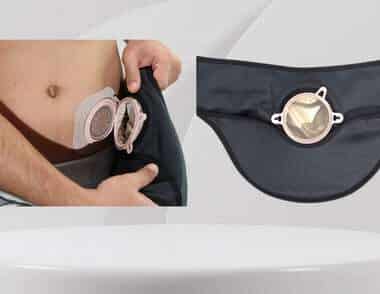 M15R-M15L Sztóma öv sztómabetegeknek zsáktartóval jobb-bal oldaliság